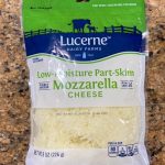 Shredded mozzarella cheese nutrition