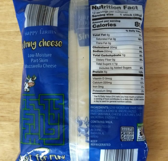 Frigo string cheese nutrition facts