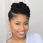 Updo hairstyles for natural hair