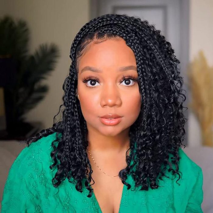 Natural hair braided hairstyles