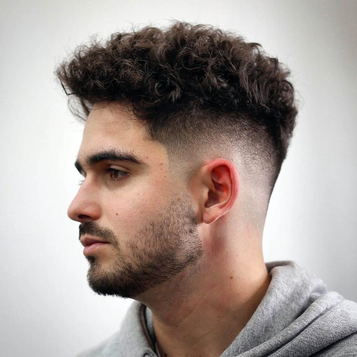 Hairstyles for men with thick curly hair