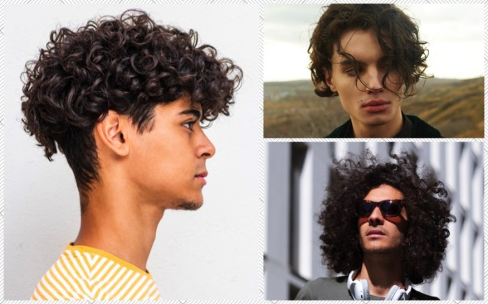 Hairstyles for men with long curly hair