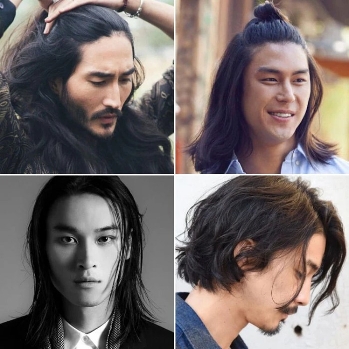 Asian hairstyles for long hair men