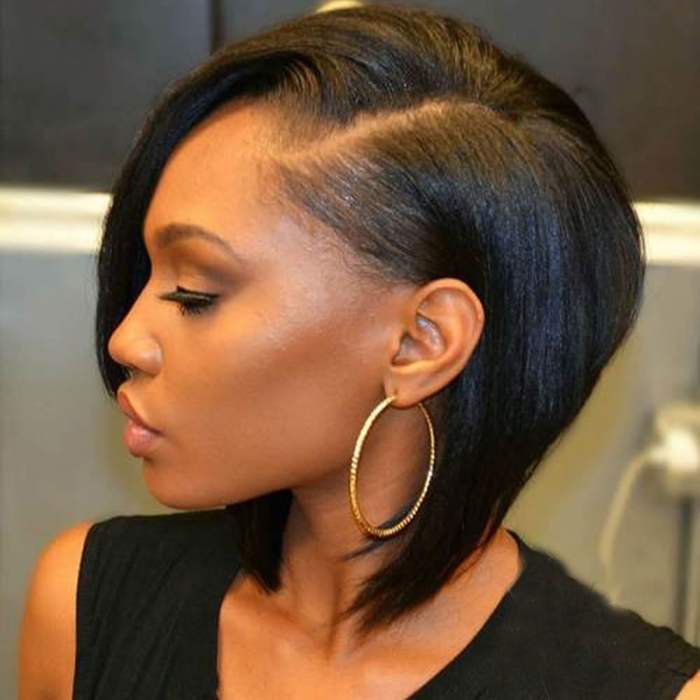 Short bob hairstyles for black hair