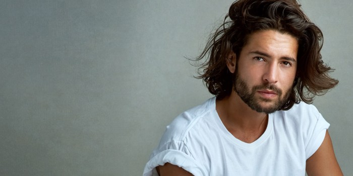 Mens hairstyles for long hair on top