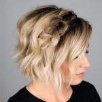 Short hair plaits hairstyles