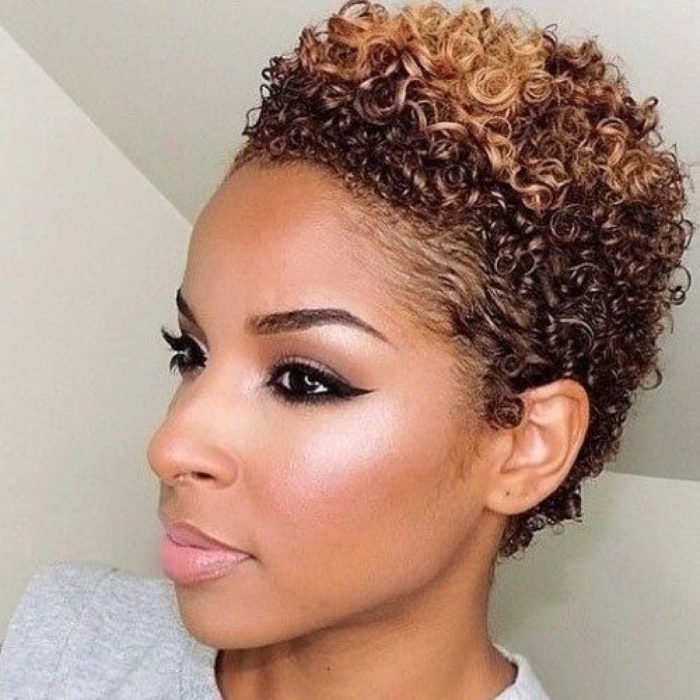 Black hairstyles for short curly hair