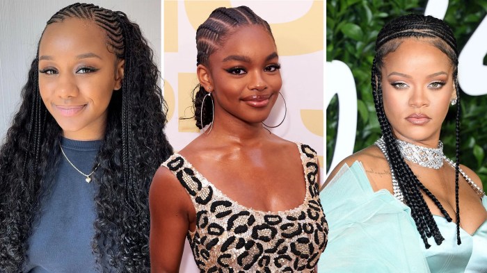 Human hair braids hairstyles