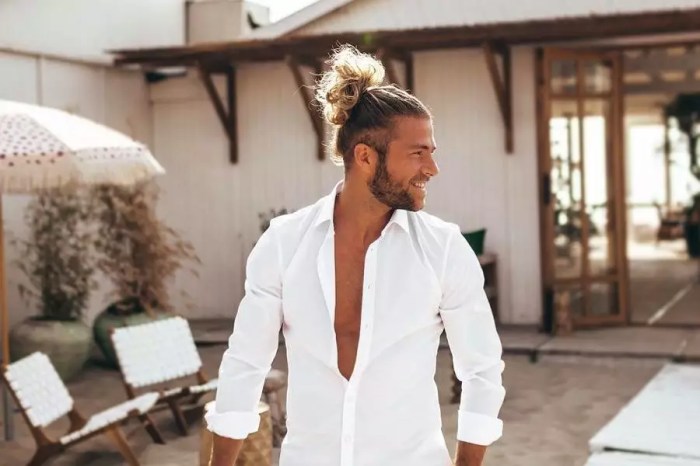 Hairstyles for long hair men